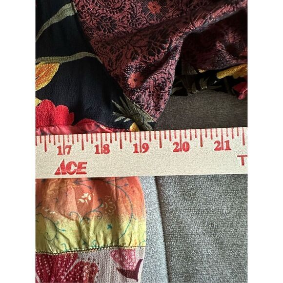 Chico’s Design‎ Hooded Zippered Jacket Womens 2 (L) Cottagecore Floral - Picture 11 of 14